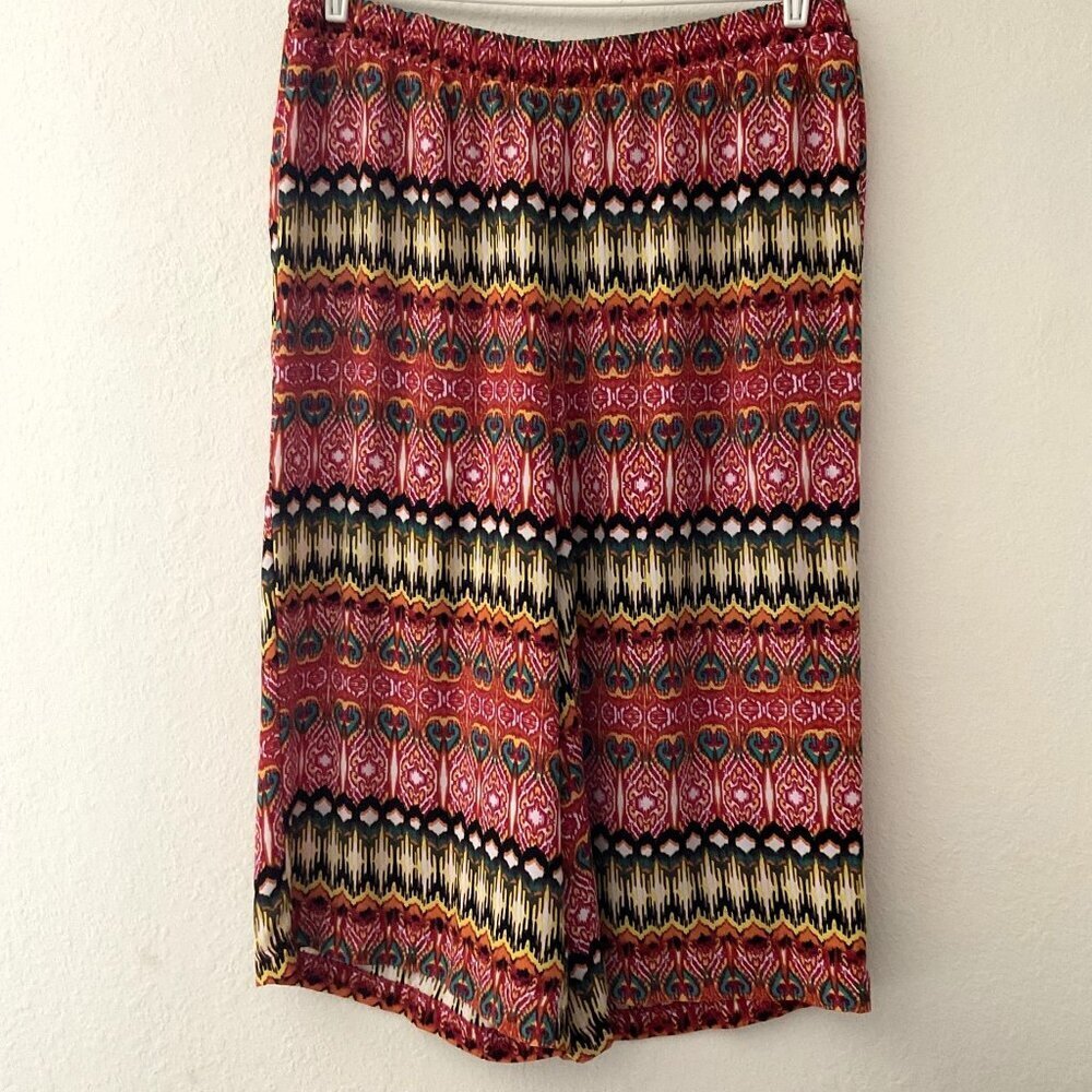 Boho Cato Plus Size 18-20w Wide Leg Culottes Cropped Pants Like New